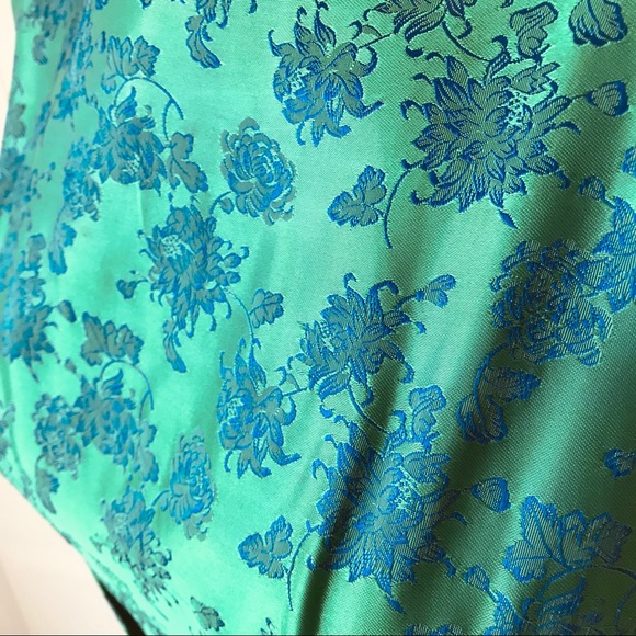 Vintage Floral Holiday Handmade Cocktail Dress - Picture 3 of 8